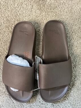 New Archies Brown Arch Support Slides Unisex M6/W7